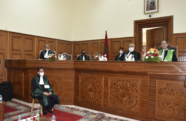 حضور المجلس الوطني لخبراء العدل لمراسيم تنصيب الوكيل العام للملك لمحكمة الاستئناف بالرباط يوم 2021/09/16,